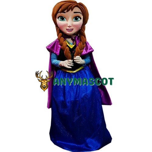 Frozen Princess Anna Mascot Costume