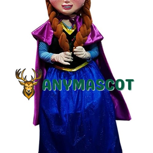 Frozen Princess Anna Mascot Costume