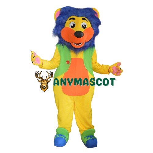 Colorful Lion Mascot Costume