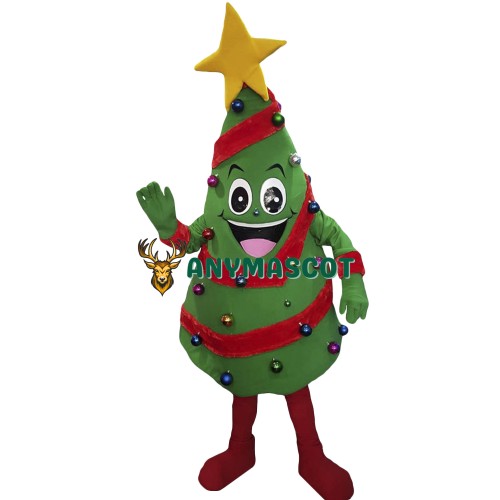 Superb Christmas Tree Mascot Costume