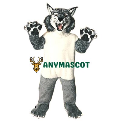 Superb Fierce Wildcat Mascot Costume