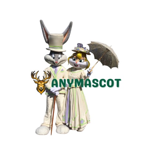 Bugs Bunny & Lola Bunny Mascot Costume