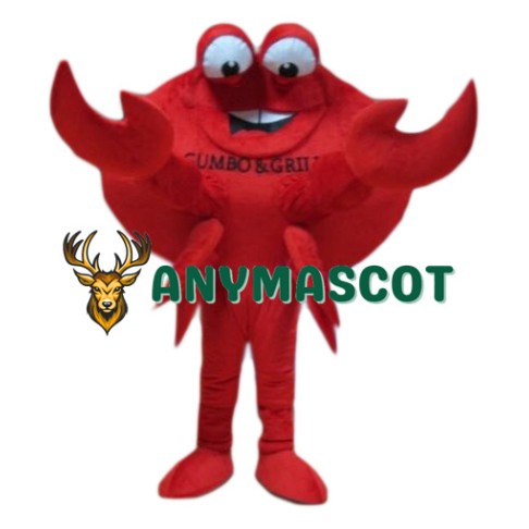 Big Red Crab Mascot Costume