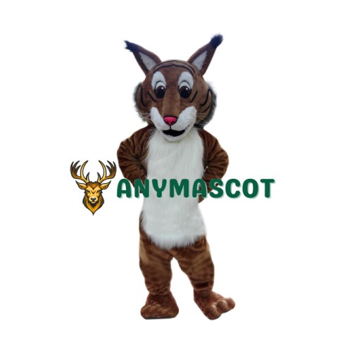 Superb Friendly Bobcat Mascot Costume