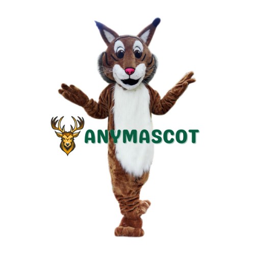 Superb Friendly Bobcat Mascot Costume