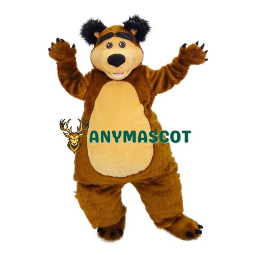 Superb Masha Bear Ursa Grizzly Mascot Costume