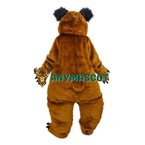 Superb Masha Bear Ursa Grizzly Mascot Costume