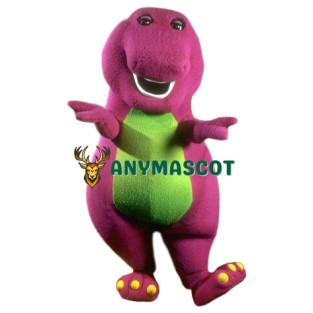 Barney Dinosaur Adult Mascot Costume