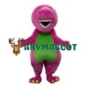 Cute Barney Dinosaur Mascot Costume