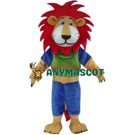 Affordable Colorful Lion Mascot Costume