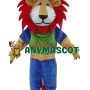 Affordable Colorful Lion Mascot Costume