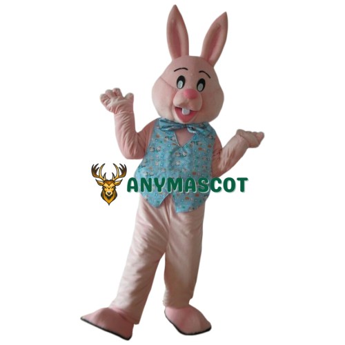Affordable Pink Rabbit Mascot Costume