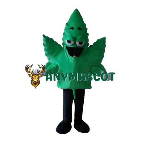 Cannabis Leaf Mascot Costume