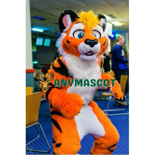 Lovely Realistic Tiger Mascot Costume