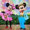 Happy Mickey & Minnie Mascot Costume