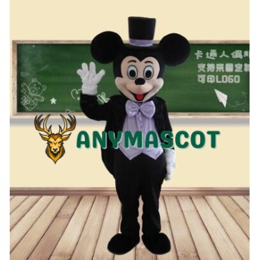 Blue Handsome Mickey Mascot Costume