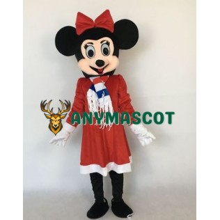 Christmas Minnie Mascot Costume