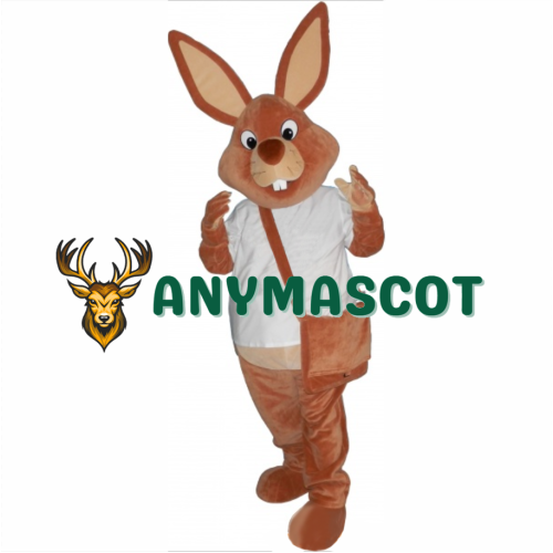 Superb Brown Rabbit Mascot Costume