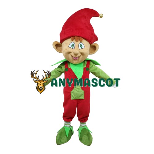 Superb Lightweight Christmas Elf Mascot Costume