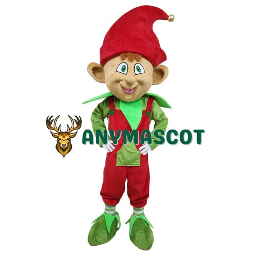 Superb Lightweight Christmas Elf Mascot Costume