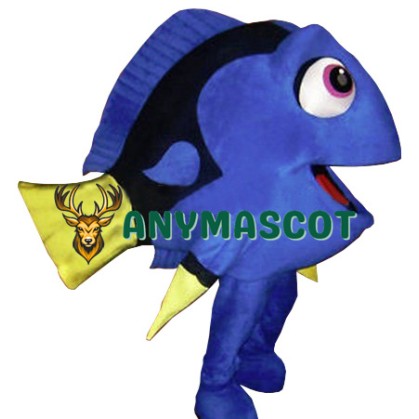 Blue Fish Dory Mascot Costume