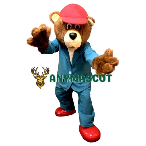 Handsome Bear Mascot Costume