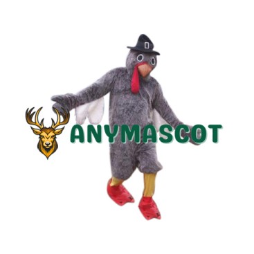 Grey Lightweight Turkey Mascot Costume
