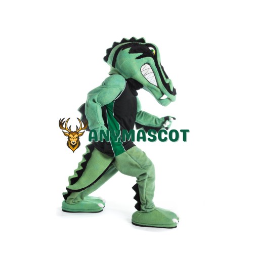 Sport Green Gator Mascot Costume