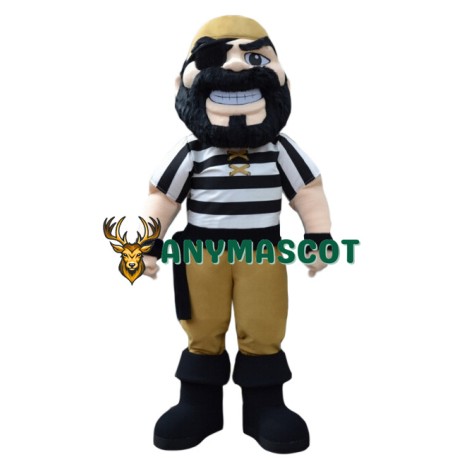 Superb Pirate Mascot Costume