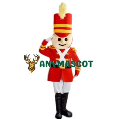 British Soldier Boy Mascot Costume