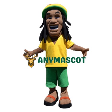 Passionate Football Man Mascot Costume