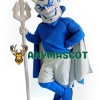 Superb Lightweight Blue Devil Mascot Costume