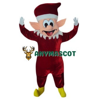 Cute Christmas Elf Mascot Costume