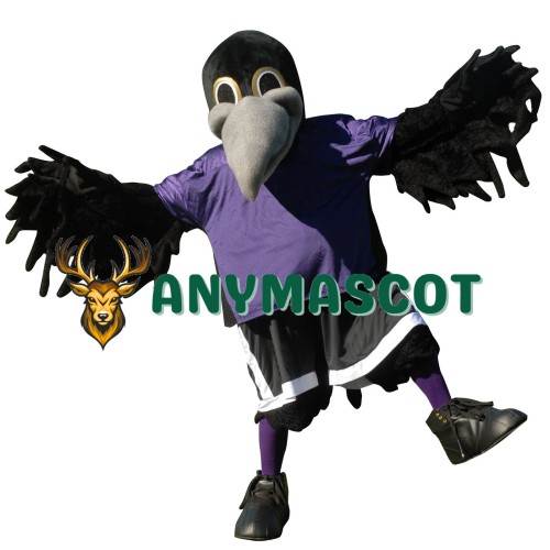 Superb Sport Raven Mascot Costume