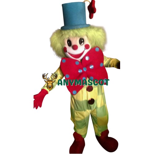 Superb Clown Mascot Costume