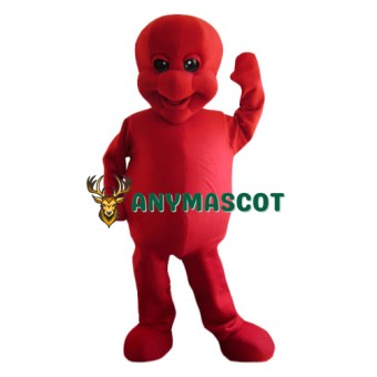 Red Alien Mascot Costume