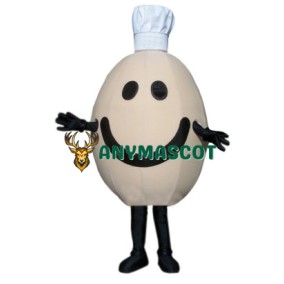 Chef Egg Mascot Costume