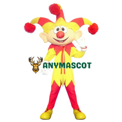 Jingle Jester Mascot Costume