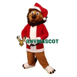 Christmas Lion Mascot Costume