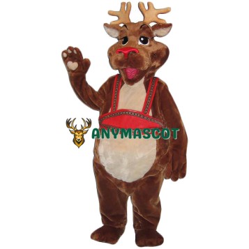 Superb Christmas Reindeer Mascot Costume