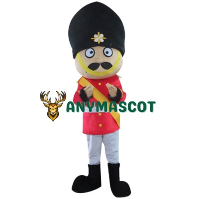 Superb Soldier Mascot Costume