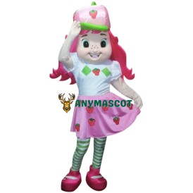 Strawberry Shortcake Mascot Costume