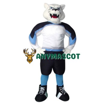 Superb Fierce Polar Bear Mascot Costume
