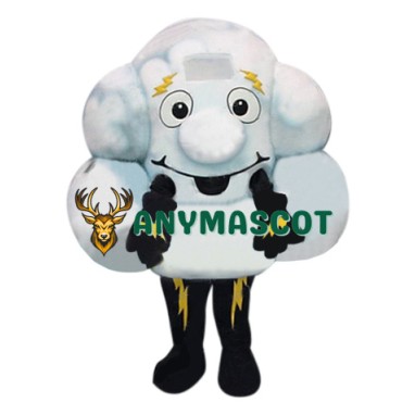 Lightning Cloud Mascot Costume
