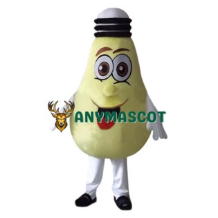 Big Yellow Lamp Mascot Costume