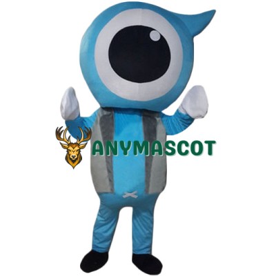 Affordable Blue Eyeball Mascot Costume