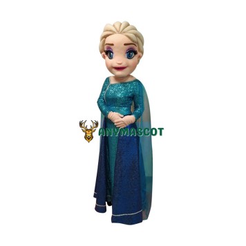 Superb Frozen Elsa Mascot Costume