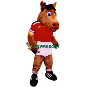 College Sport Mustang Mascot Costume