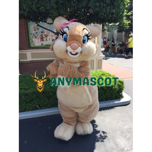 Miss Bunny Mascot Costume