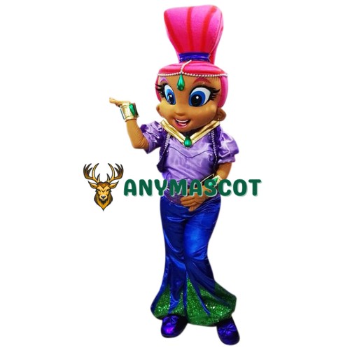 Superb Shimmer Mascot Costume
